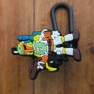 Boba Fett Straw Topper Silicone 10mm / 0.4 in Cap Accessory